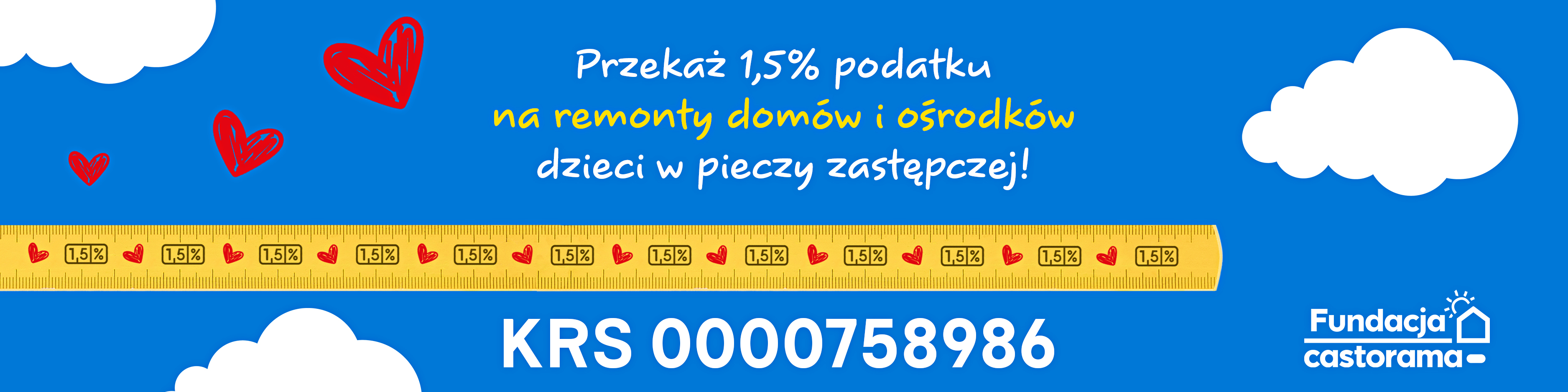 Fundacja Castorama Podatek 1,5%